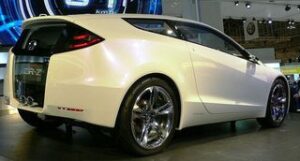 Honda CR-Z - O novo coupé híbrido vista tres quartos traseira