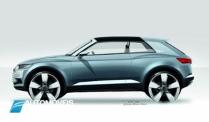 New Audi Q2 Crosslane Coupé Suv Plug-in híbrido 2012 draft profile view