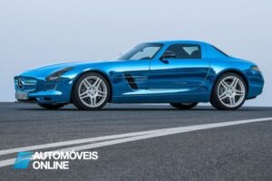 new MercedesBenz SLS AMG Electric 2013 profile view