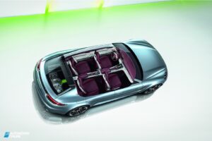 new Porsche Panamera Sport Turismo Concept 2012 híbrid top interior view