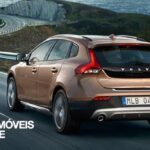 new Volvo V40 Cross Country 2013 rear view on road