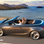 New Opel Cascada Cabriolet Profile Left top Side View