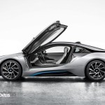 Smartphone New key sistem BMW i8 2014 profile doors open View