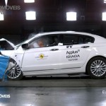 EuroNCAP 2013 Crash teste Qoros 3 Sedan profile view