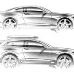 New volvo xc90 concept xc coupe live trace draw Detroit Salon 2014