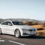 New BMW Serie 4 Coupe 2014 not oficial foto front quarter street view