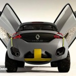 Renault Kwid Concept Crossover 2014 rear wing door open view