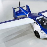 fly car Aeromobil 2017 front right top view