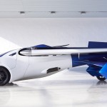 fly car Aeromobil 2017 left profile view