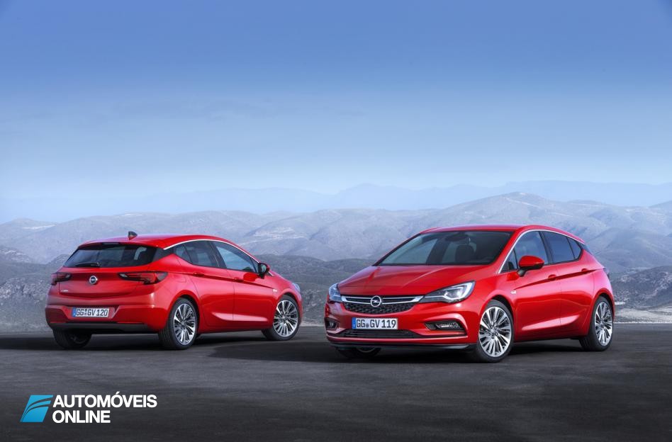 New Astra K front and rear view 2015
