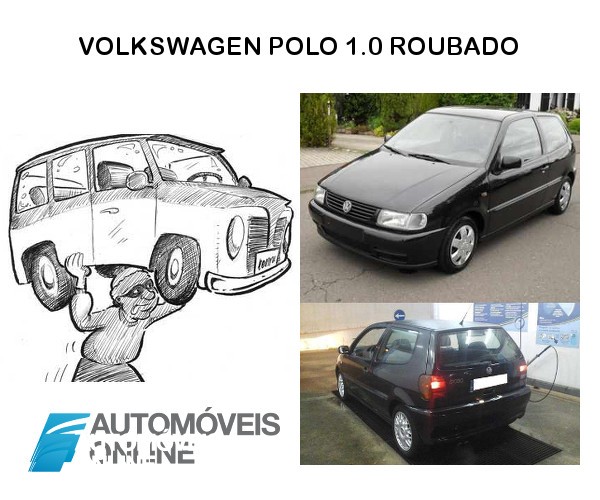 Carro roubado. VW Polo roubado no Porto
