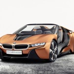 New BMW i8 concept left front quarter view 2016