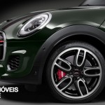 New Mini John Cooper Works Convertible front left profile view 2016
