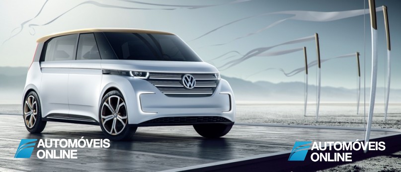 New volkswagen budd-e concept right front view