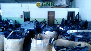 GNR recupera peças de carros roubados