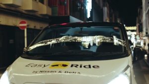 Easy Ride serviço de táxis robô