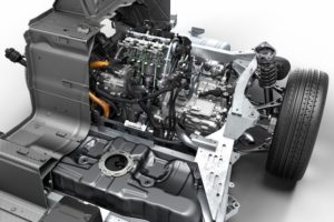 Motor três cilindro do BMW i8 - Soluções Híbridas